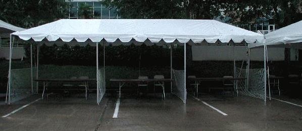 10×30 Event Tent set up. 