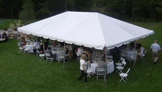 Event Tent Aerial View