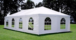 15x70 Tent on grass